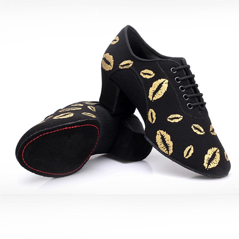 Latin Dance Shoes For Women Teacher's Shoe Girls Ladies Leather Ballroom Waltz Tango Foxtrot Quick Step Dance Shoes