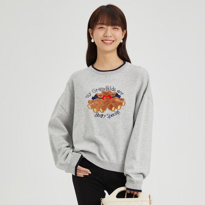 Women's Fashion Embroidered Long Sleeve Sweater