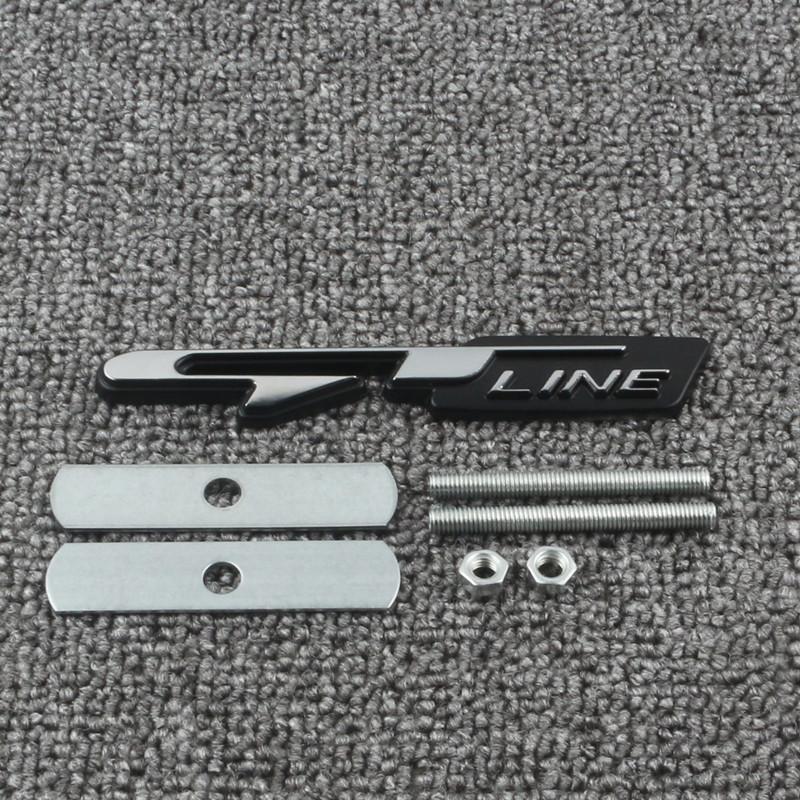 AABIW1 Car Front Grill Emblem Sticker Accessories For For Kia GT-Line Sportage Ceed Rio Picanto Sorento Soul Cerato Venga Forte K9 Cade