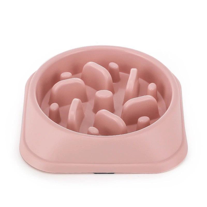 Cross-Border Anti-Choke Pet Slow Feeder Bowl - Cat & Dog Neck Protection, Tip-Resistant Design