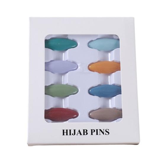 

8 шт. легкие противоскользящие булавки для воротника для одежды, булавки для фиксации повязки на голову, фиксатор для шарфа D