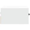 Wall Mounted Nightstand White 35 x 35 x 20 cm