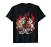 Rockabilly Vintage Retro Man's Ruins Tattoo Devil Pinup T-Shirt