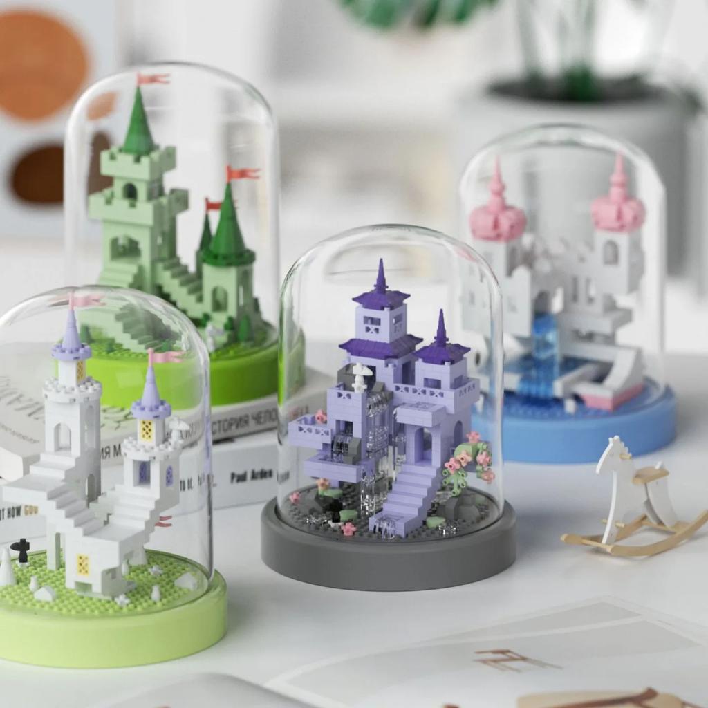 Architecture Children Toy Mini Diy Building Block Toy Bricks Blocks for Adults 3d Constructor Micro Bricks Construction Set Gift