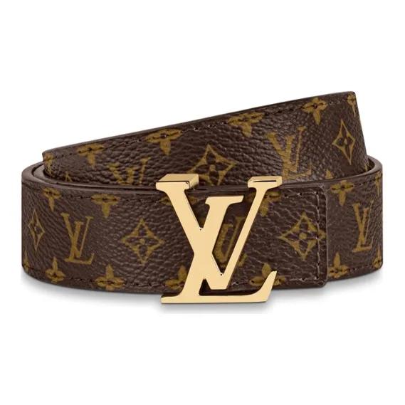 Louis Vuitton Mini Monogram Gürtel Canvas Damen Braun Breite 2,5cm #