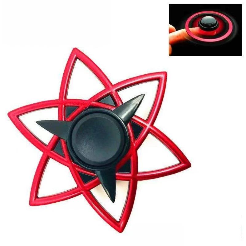 Giocattolo Giroscopio Antistress Naruto-Shippuden Metallo Fidget Spinner Giocattolo Antistress Giocattoli Sensoriali Tattili