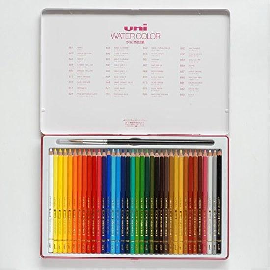 Mitsubishi Pencil Colored Pencils Uni Watercolor 36 Colors UWC36C
