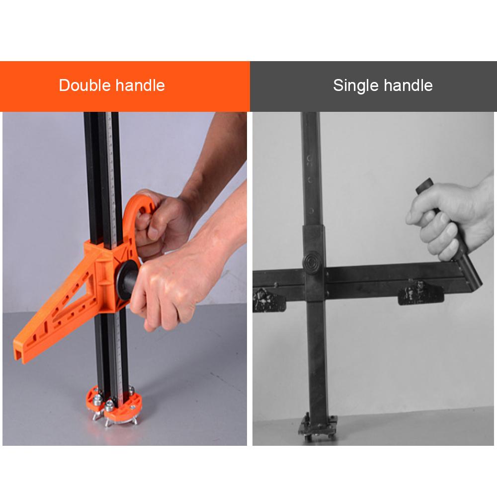 Dual-Blade Dual-Blade Board Cutter with Double-Push Handles, 20-600Mm Cutting Range, 4 Bearings for   Hand Pushing, Changing