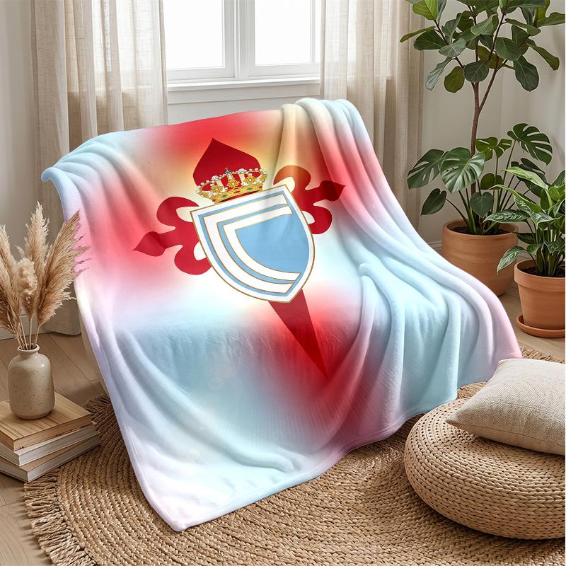 Celta Vigo FC Soft Flannel Fleece Blanket Lightweight Cozy Warm Throw Blanket For Sofa Bed Home Decor