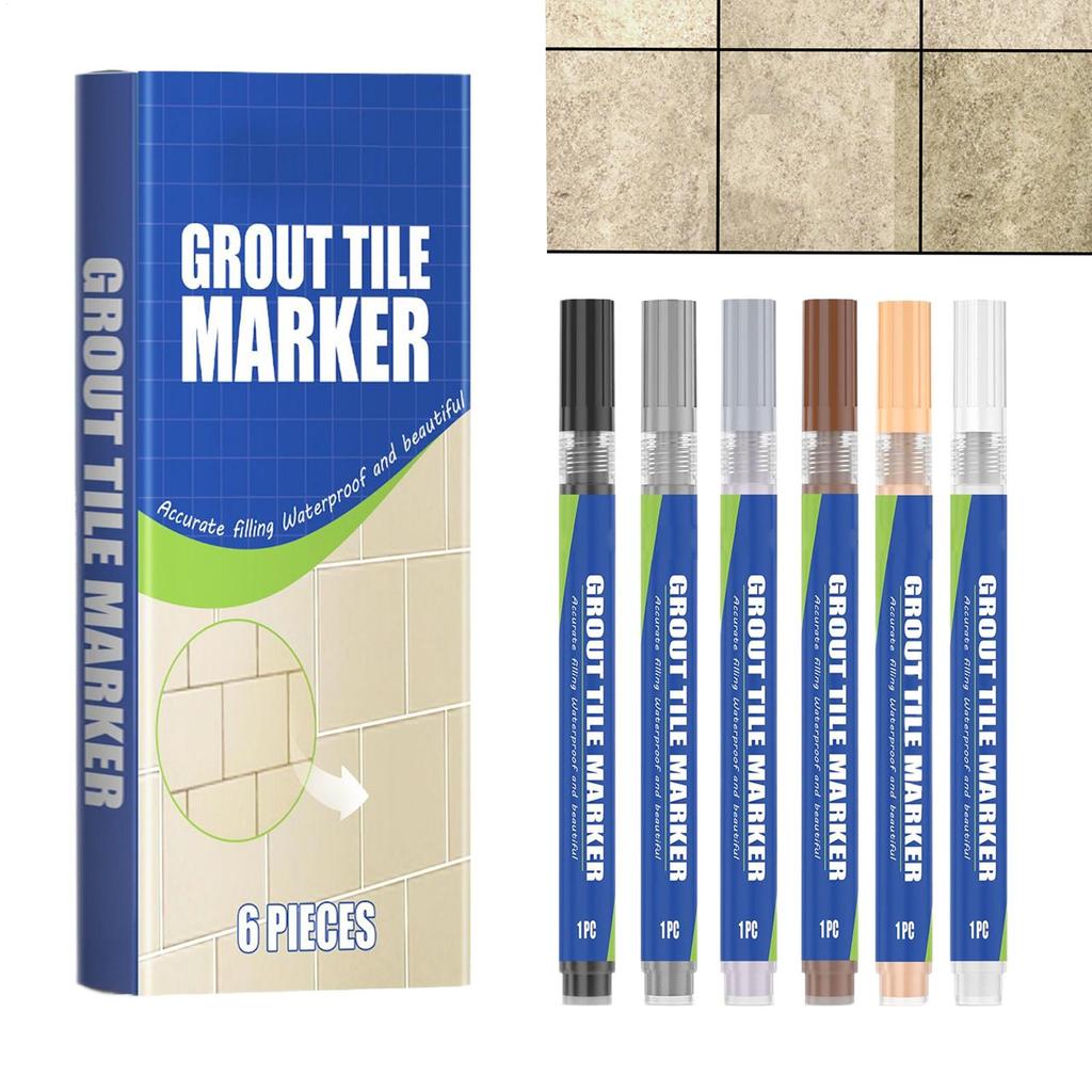 Waterproof Tile Marker Grout Pen Wall Seam for Floor Bathroom Kitchen Toilet Wall Seam Repair tile seam beautifying pen