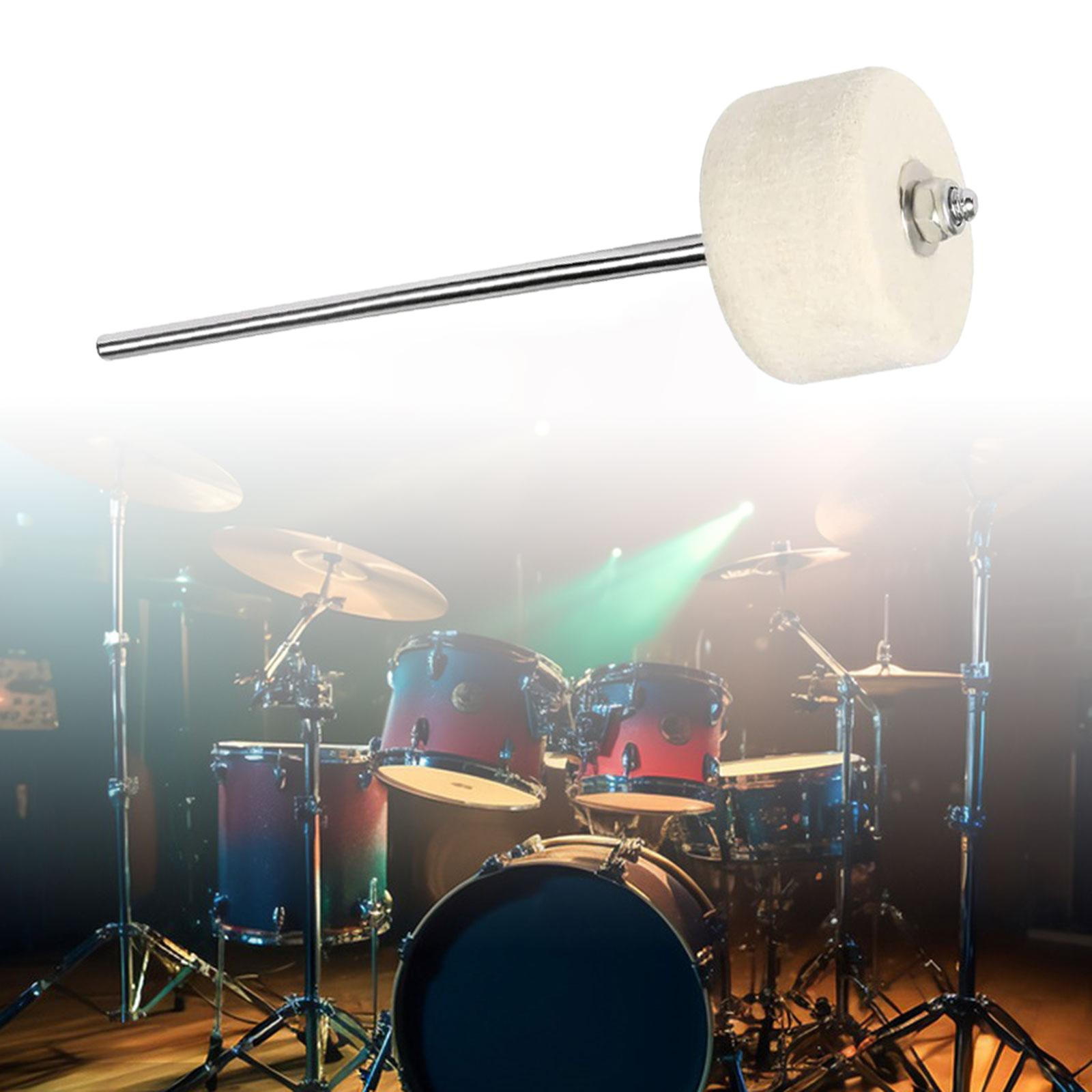 

Противоскользящие басовые перкуссионные палочки, барабанная колотушка, прочный легкий инструмент, аксессуар для группы style A