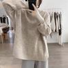 Sweater for Women Autumn Winter Thickened Warm Knitted Stretchy Long Sleeve High-neck Tops