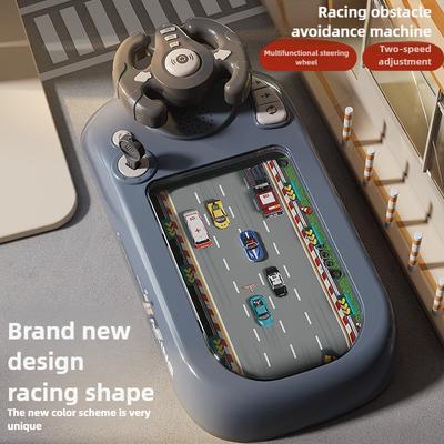 New Racing Adventure Children's Puzzle Board Game Simulation Driving Car Game Console Steering Wheel Toy