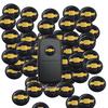 50pcs 100pcs Chevrolet Hot sale 14mm 3D Aluminum Car Logo Key Fob Decoration Emblem Auto Key Badge Sticker Accessories
