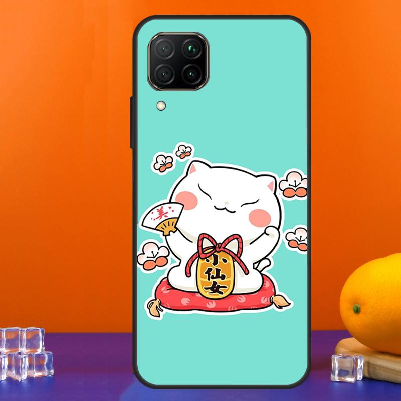 China Cute Lucky Cat For Huawei Nova 9 10 SE 5T 12i 12s 11i Y91 Y90 Y60 Y70 Y72 Y61 P60 Pro P20 P40 P30 Lite Case