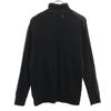 Emporio Armani Long Sleeve Mock Neck Cut S Black Men's Used