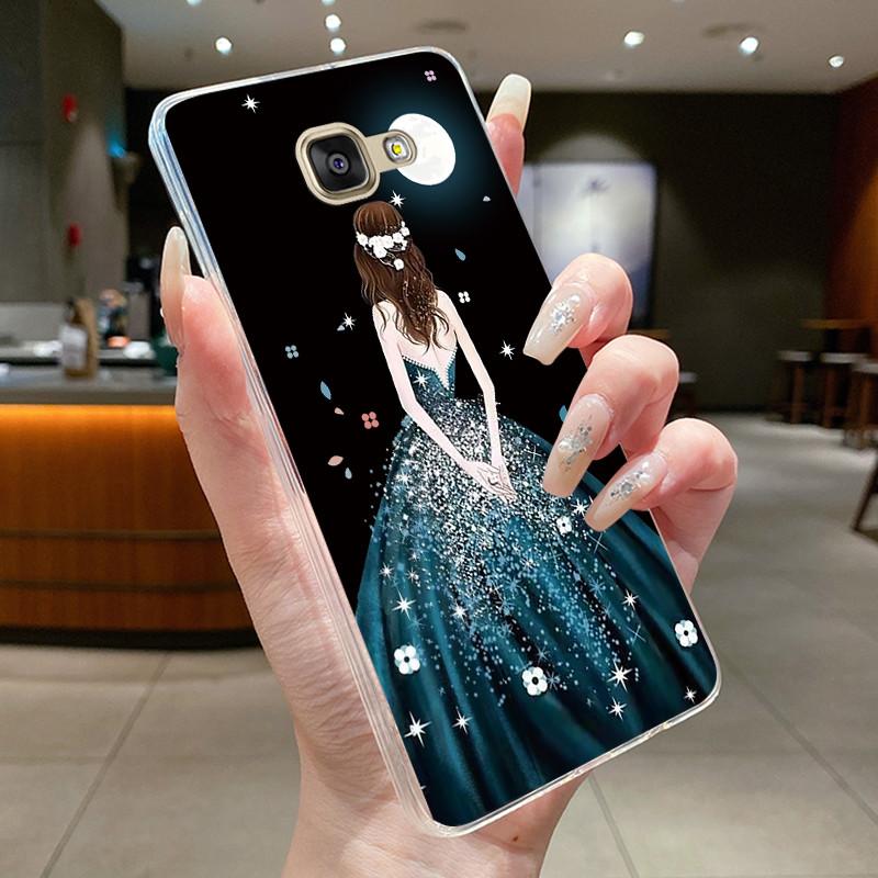 For Samsung Galaxy A5 2016 A3 2016 A7 2017 Case Flower Butterfly Soft Silicone Clear TPU Cover For Samsung A3 A5 2017 Cases Capa