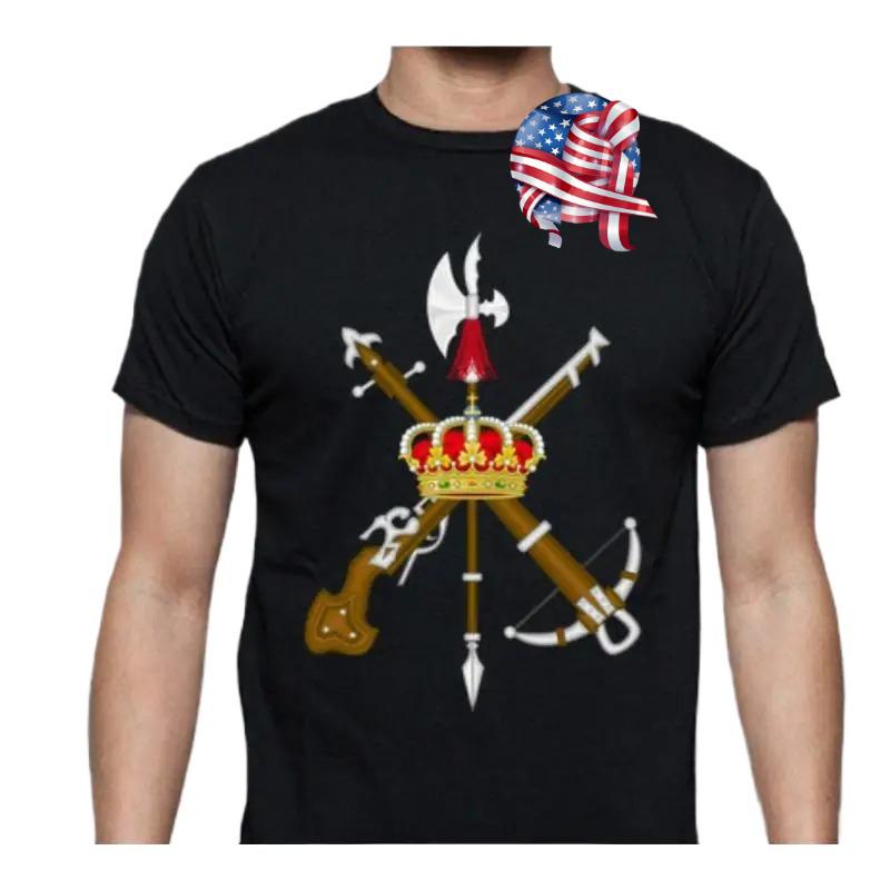 T-shirt Esercito Legione Spagnola Estate Cotone Manica Corta Girocollo T-shirt Uomo Nuova S3XL
