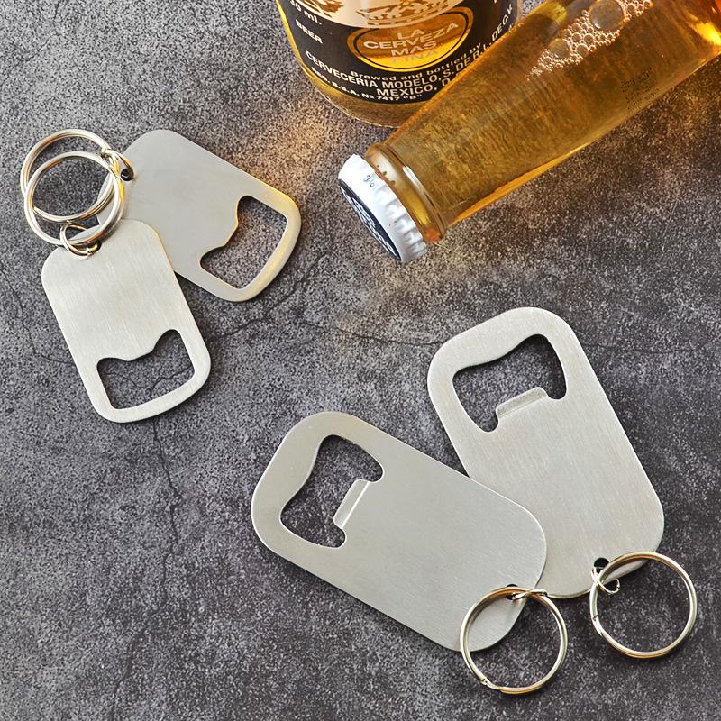 Stainless Steel Fashion Keychain Bottle Opener for Soda & Beer