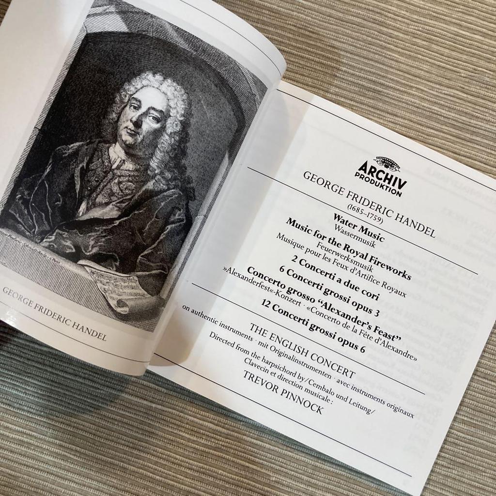 [USED] 6CD Handel Orchestral Works - Pinnock & English Concert