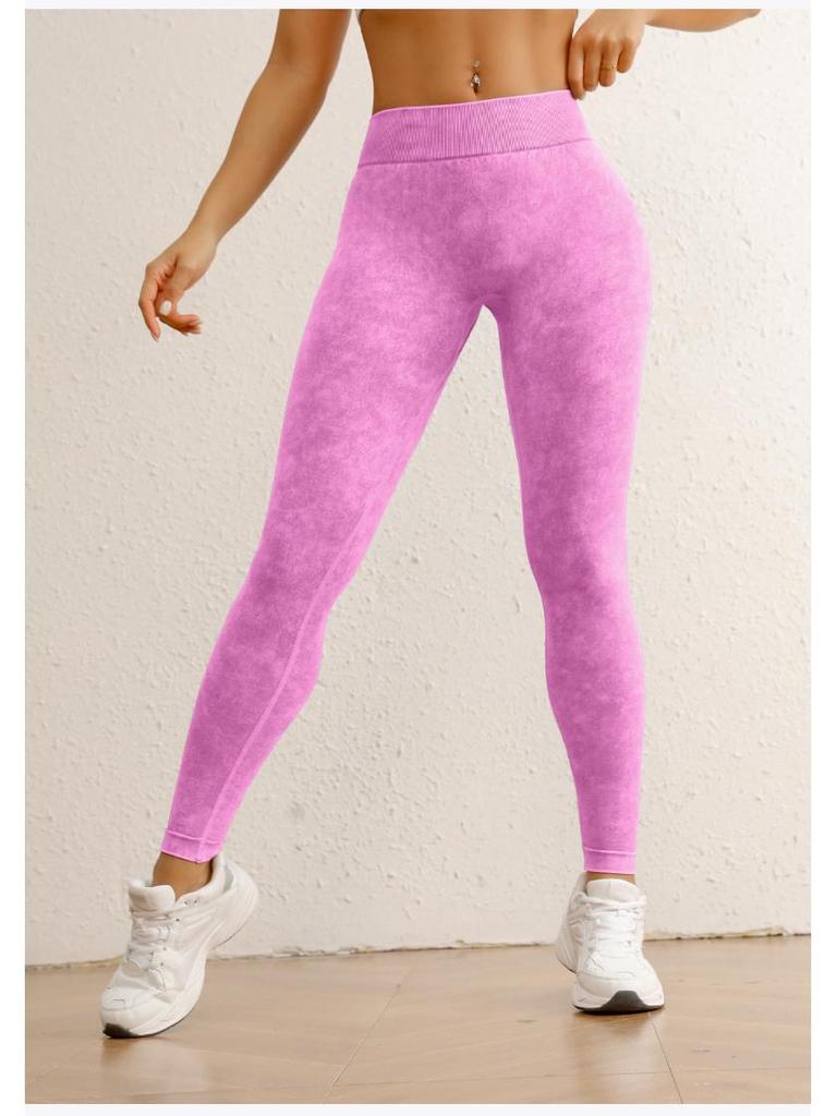 Europäisch-amerikanische Yogahose mit V-Rücken und hoher Taille