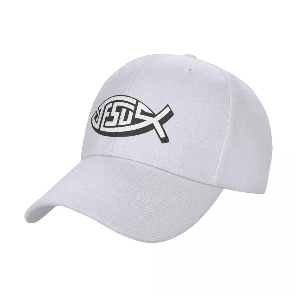 Jesus Fish Baseball Cap men's big size hat beach hat Streetwear Caps Women Men's