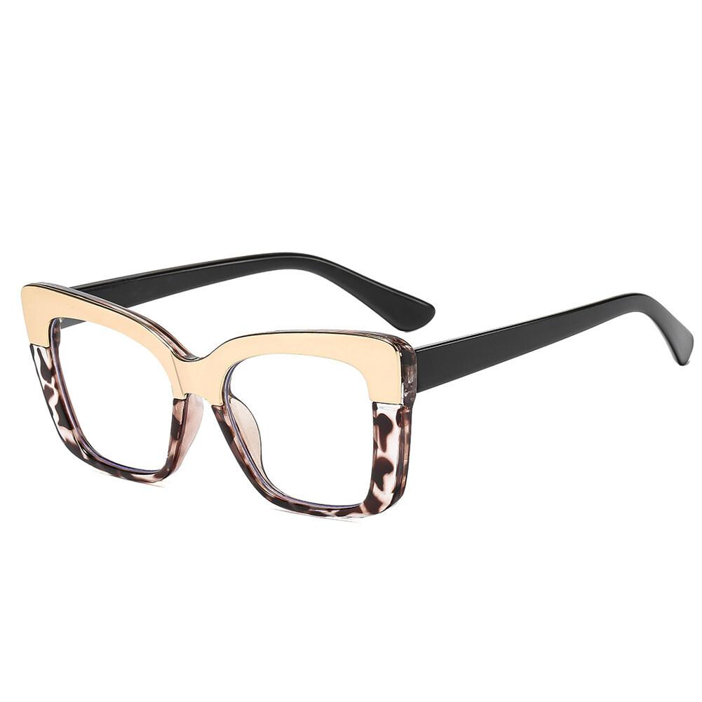 Classic Square Anti Blue Light Glasses Reading Books Glasses Splicing Presbyopia Prescription Glasses Computer Eyeglasses