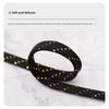 1Pair Luxury Gold wire Flat Shoelaces Sneakers Casual Shoe laces 7mm Wide Rope Shoelace Shoes Accessories 60/100/120/140/160CM