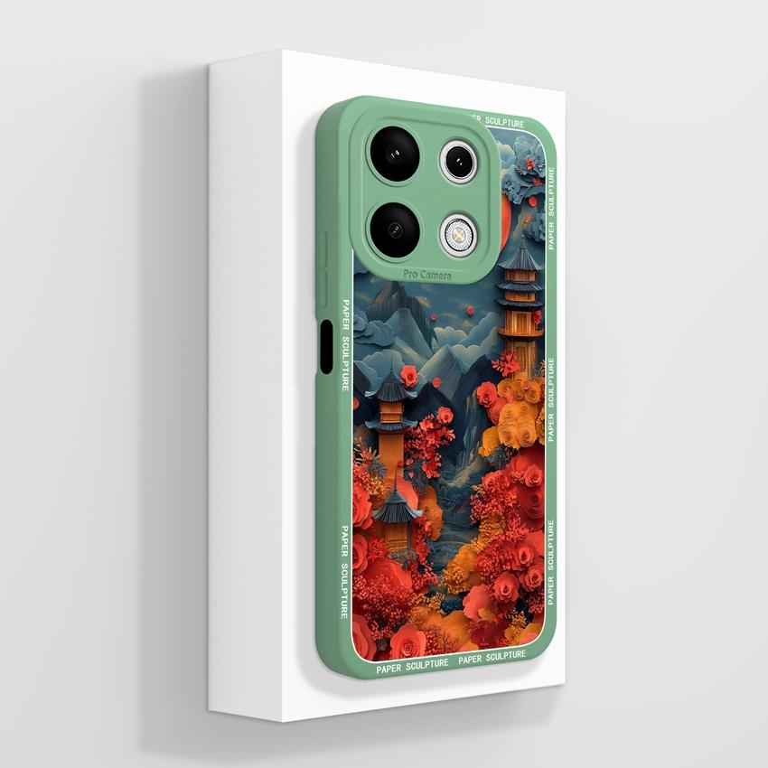 Pre telefón Xiaomi Redmi Note 13 12 14 Pro 13R 12R 14S Puzdro na telefón Pekný fialový vzor srdca pre milovníkov Mäkký silikón Vysoká kvalita Protišmykové puzdro Pre kryt Redmi