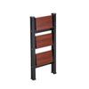 3 Step Ladder, Folding Step Stool with Wide Anti-Slip Pedal and Comfort Handgrip, Lightweight 150 kg Capacity Portable Aluminum Plant Support,