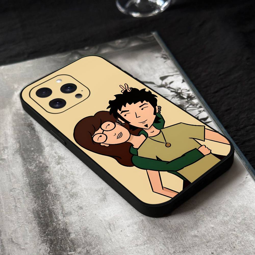 

Anime D-Daria Phone Case Black Silicone Soft Shell For IPhone 17 16 15 14 13 12 11 Air Pro Max Plus Hot Sale iphone 15