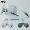 100 Photochromic Cycling Sunglasses Professional Road Bike Riding Glasses for Men Bicycle Windproof Sand Goggles Bike Eyewear