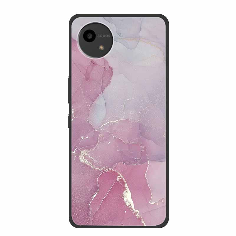 Case For SHARP AQUOS WISH4 Marble TPU Soft Silicone Back Cover SharpSmartphones SH-52E Phone Cases Protector Mica Painted Capa