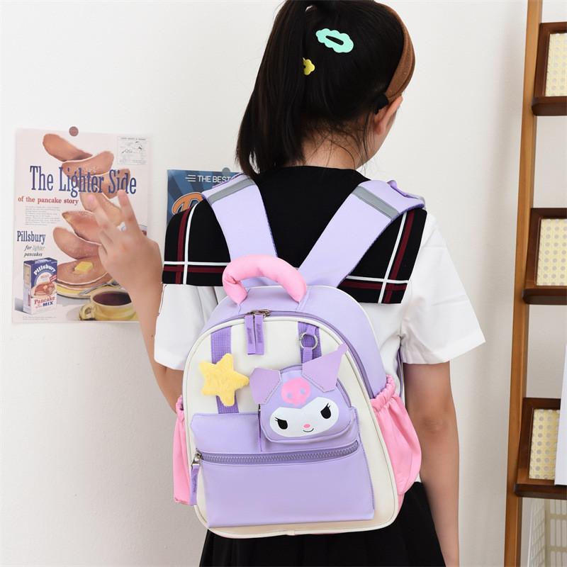 Childrens Cartoon Backpack With Oxford Fabric For Kindergarten Learning And Load Reduction