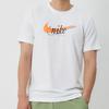 Nike Logo Print Casual Round Neck Short Sleeve T-Shirt Men Tops White FD0125-100