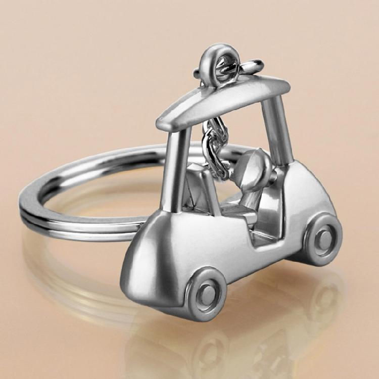Realistic 3D Golf Cart Keychain Keyring Holder for Sports Fans Trendsetters Men and Women Adding Personality To Your Key