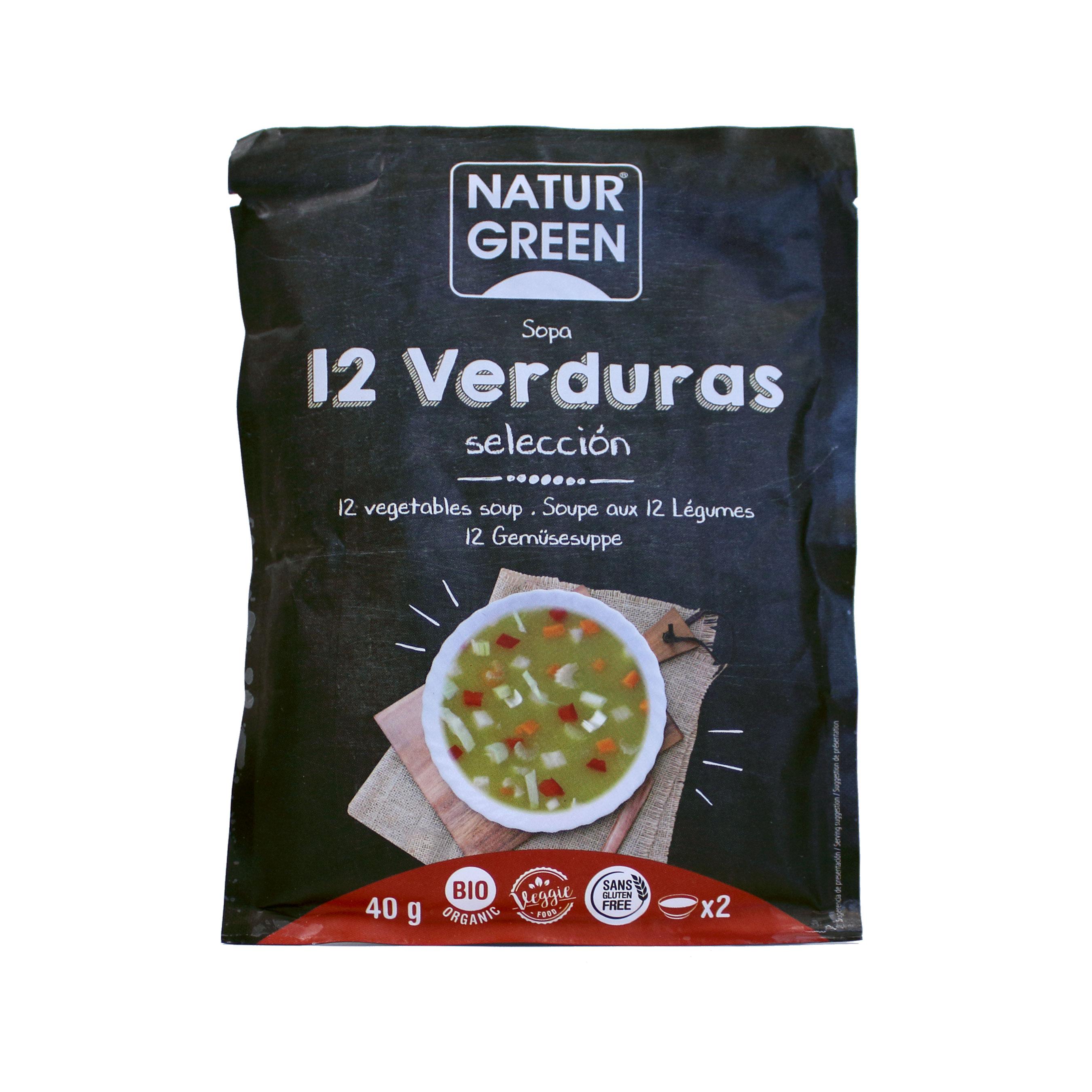 

Naturgreen Sopa 12 Verduras 40g