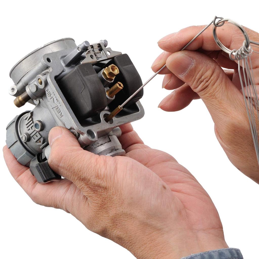 Daytona Motorcycle Carburetor Cleaning Pin Cleaner Wire Diameter 0.4~1.6mm Total