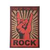 Rock and Roll Rock Gestures Wall Sticker Classic Nostalgia Metal Rock Decorative Posters