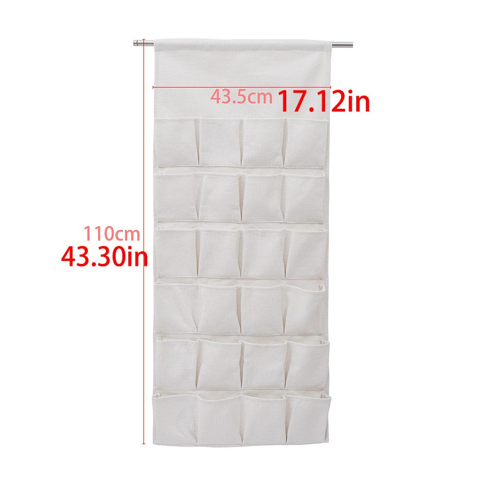 Pockets Christmas Advent Calendar Practical Decorative Household Organizer Portable Hanging Storage Bag for Dorm Living Party