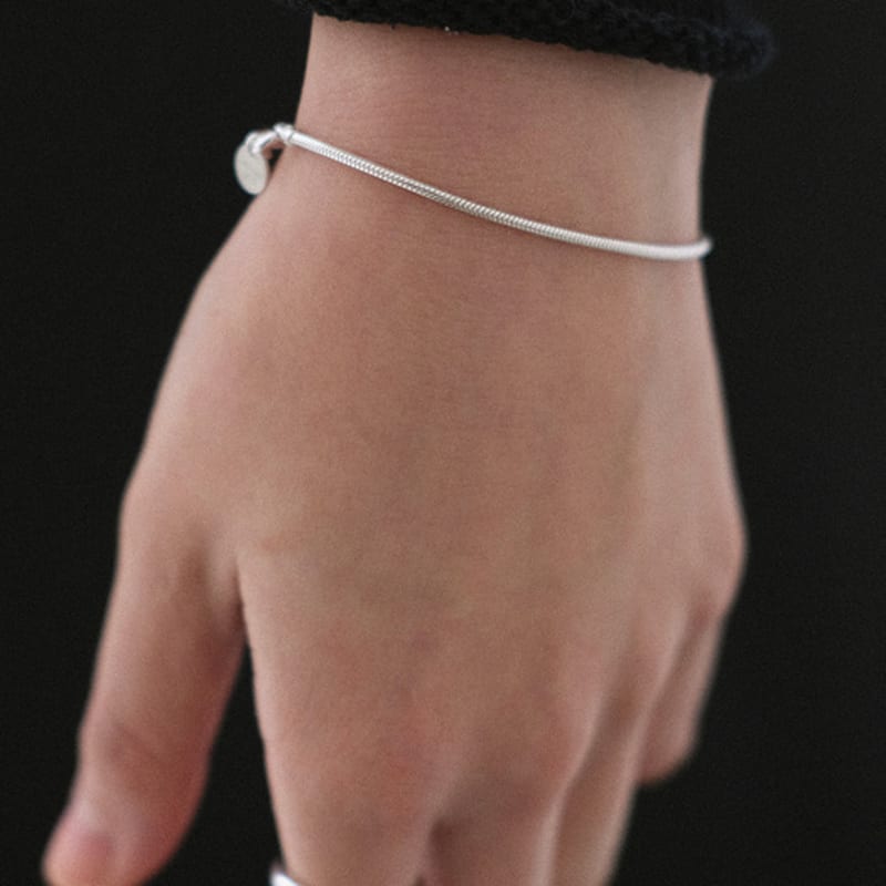 Another Layer Minimal Point Bracelet (silver925)