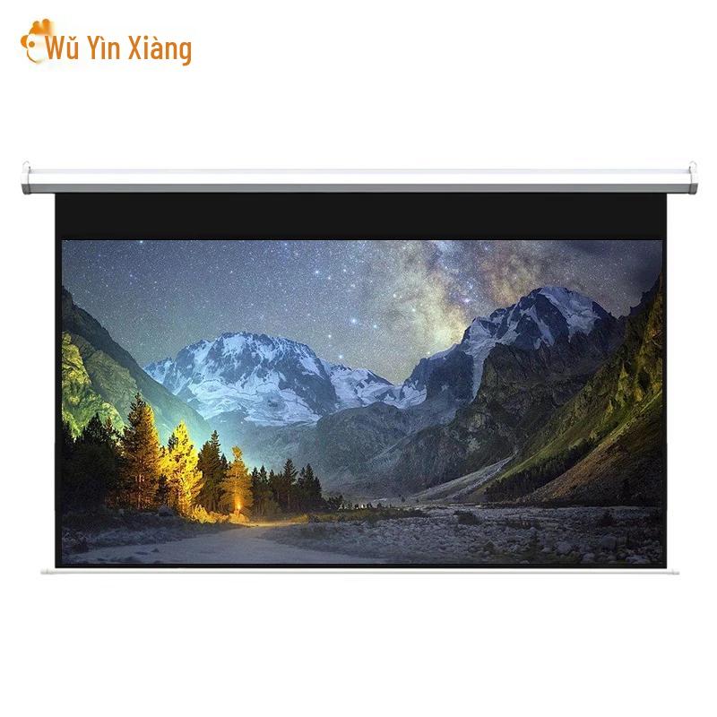 Wuyinxiang 100-inch 16:9 Electric 4K HD Projector Screen