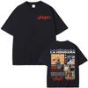 Singer La Hungara Album Tour 2025 Graphic T-shirts Men Women's Fashion Aesthetic T Shirt Casual 100% Cotton Short Sleeve T-shirt