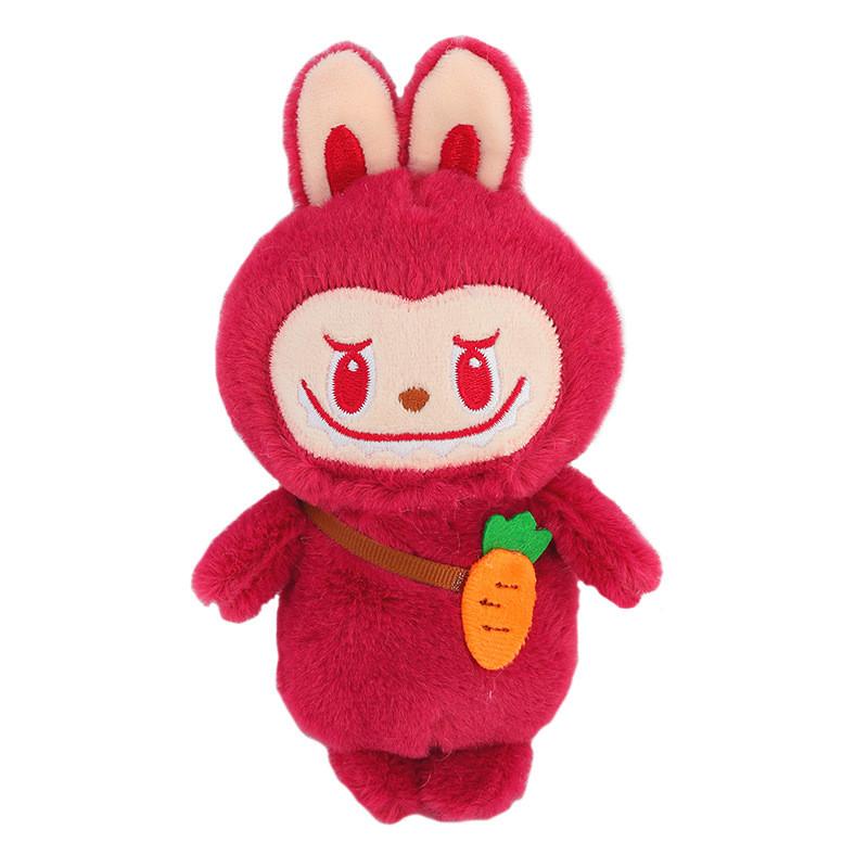 Creative Cartoon Labubu Plush Keychain Soft And Cuddly Colorful Accessory For Couples