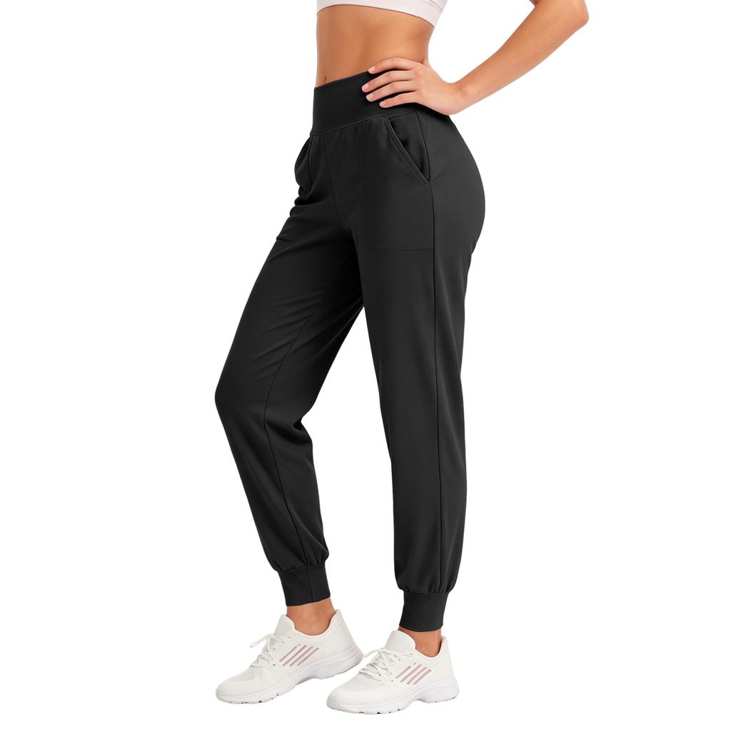 Women Jogger Pants High Waist Loose Training Sweatpants with Pockets for Running Yoga and Fitness Activities