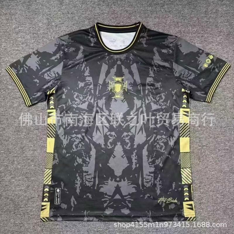 Mens Soccer Training Jersey Portugal 2026 Style CR7 B Leo Vitinha Short Sleeve Football Kit
