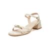 Augustine Sandalen mit dickem Absatz Damen 2025 neuer Sommer-Fairy-Stil Französisches schönes Temperament High-Heel-Sandalen