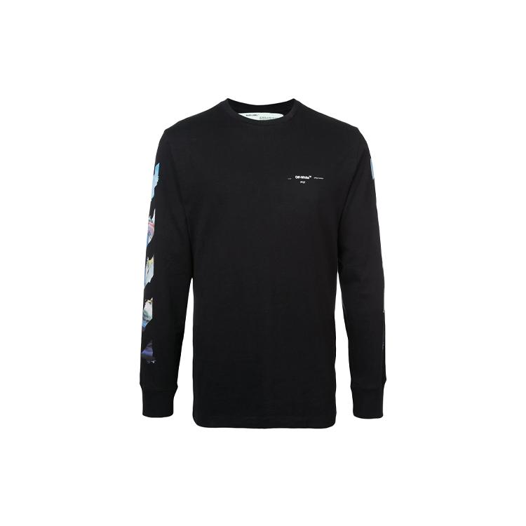 OFF WHITE Sweatshirt Mens Black OMAB001R191850121088 XXS чёрный