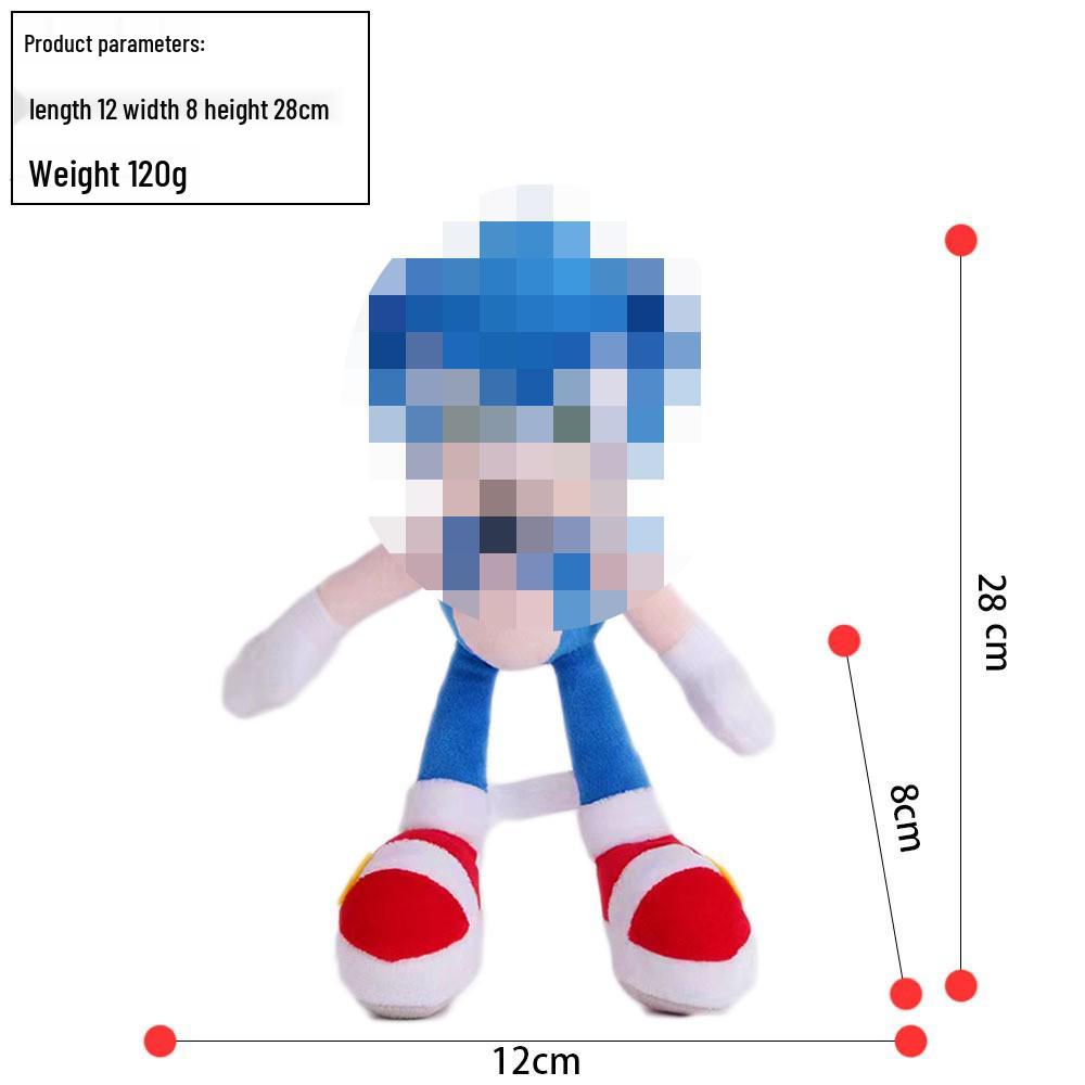 Super Sonic Tails Latająca Myszka Pluszowa Zabawka 2025