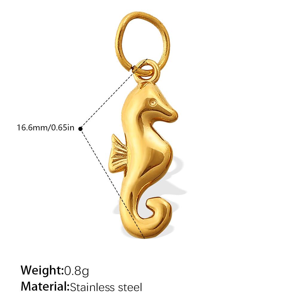 Fashion Daily Versatile Ocean Theme Diy Small Fish Pearl Pendant Does Not Fade Jewelry Accessories